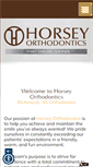 Mobile Screenshot of horseyorthodontics.com